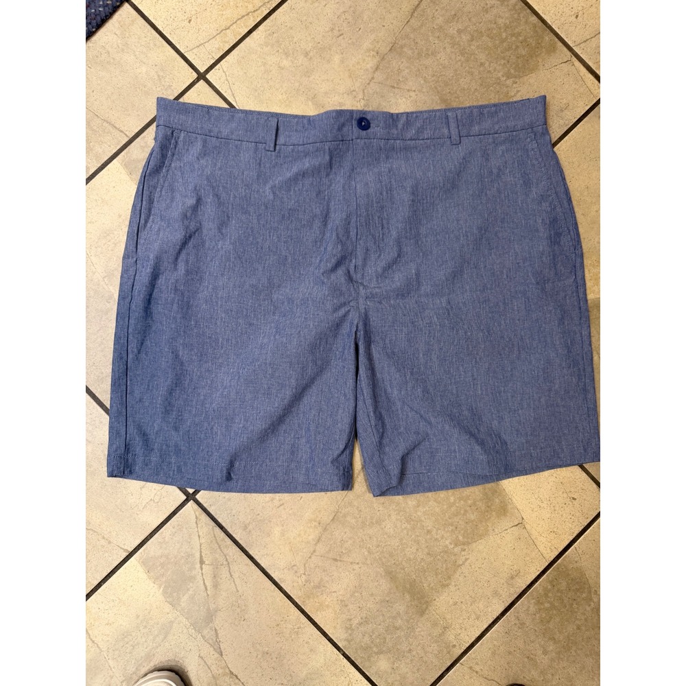 Vineyard Vines Mens Breaker Shorts Blue Heathered Flat Front Size 42